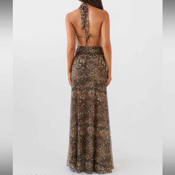 NWT Elysia Leopard maxi dress - Picture 4 of 7